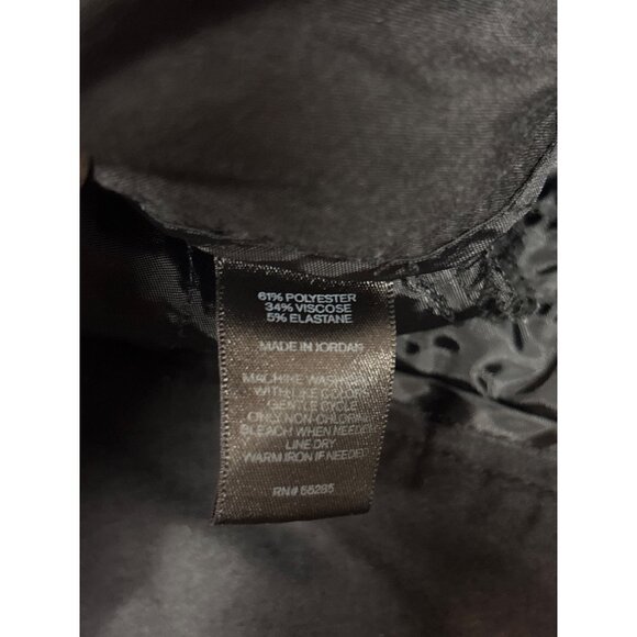 Express Wide Leg Editor Women's Gray Dress Pants Size 6 - Picture 6 of 8